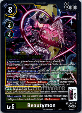 Beautymon [BT23-033 R] [Hackers' Slumber Release Event Cards] Foil