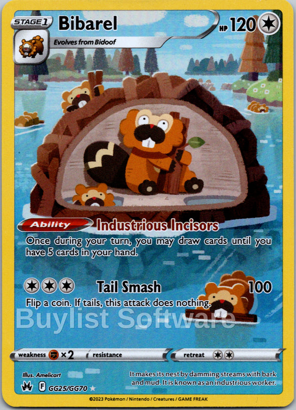 Bibarel (GG25/GG70) [Sword & Shield: Crown Zenith]