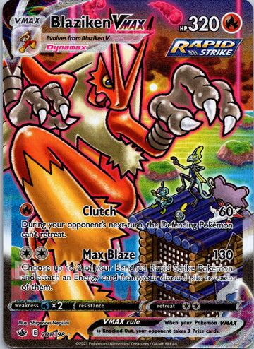 Blaziken VMAX (201/198) [Sword & Shield: Chilling Reign]