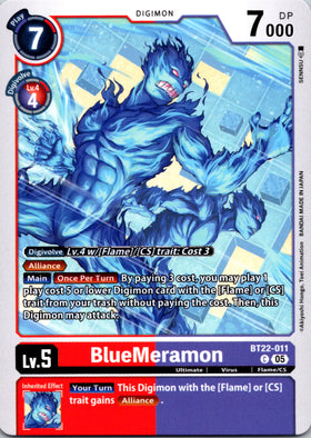 BlueMeramon [BT22-011 C] [Cyber Eden]