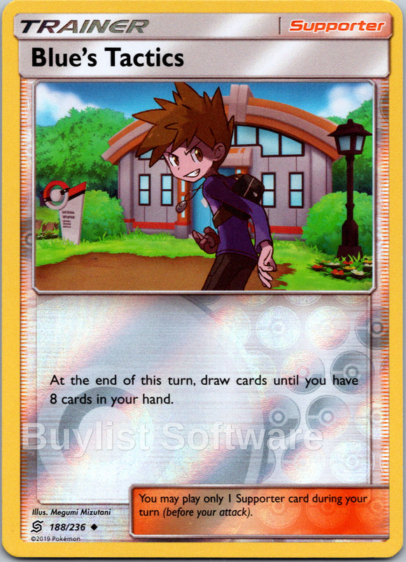 Blue's Tactics [188/236] [Unified Minds] Reverse Holofoil