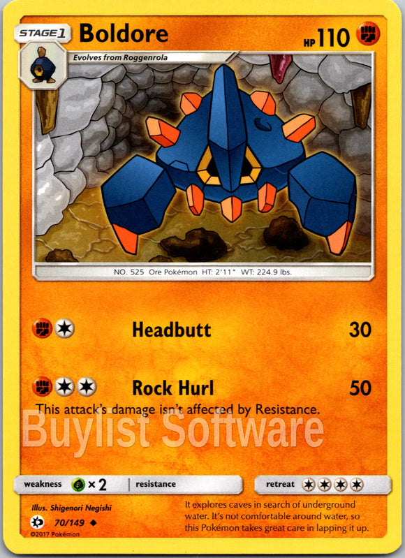 Boldore [70/149] [Sun & Moon Base Set]