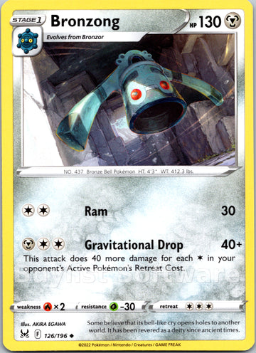 Bronzong (126/196) [Sword & Shield: Lost Origin]