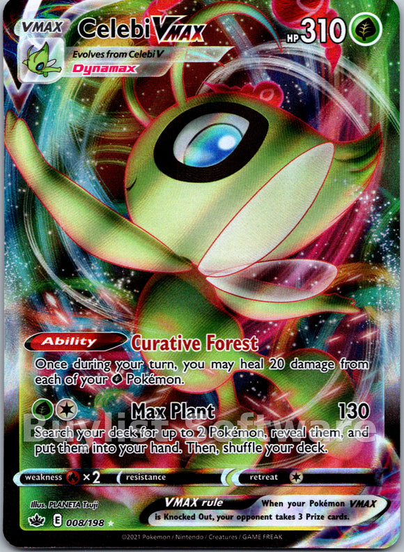 Celebi VMAX (008/198) [Sword & Shield: Chilling Reign]