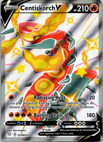 Centiskorch V [SV108/SV122] [Shining Fates: Shiny Vault] Holofoil