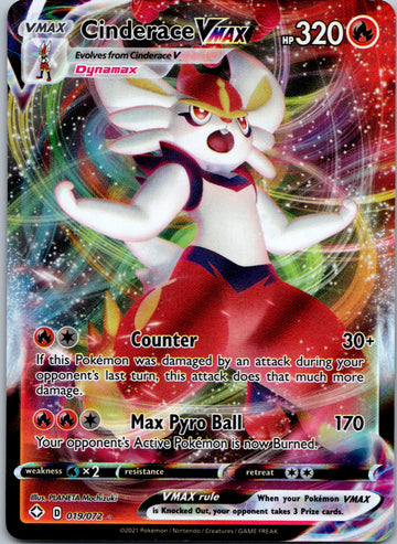 Cinderace VMAX [019/072] [Shining Fates] Holofoil