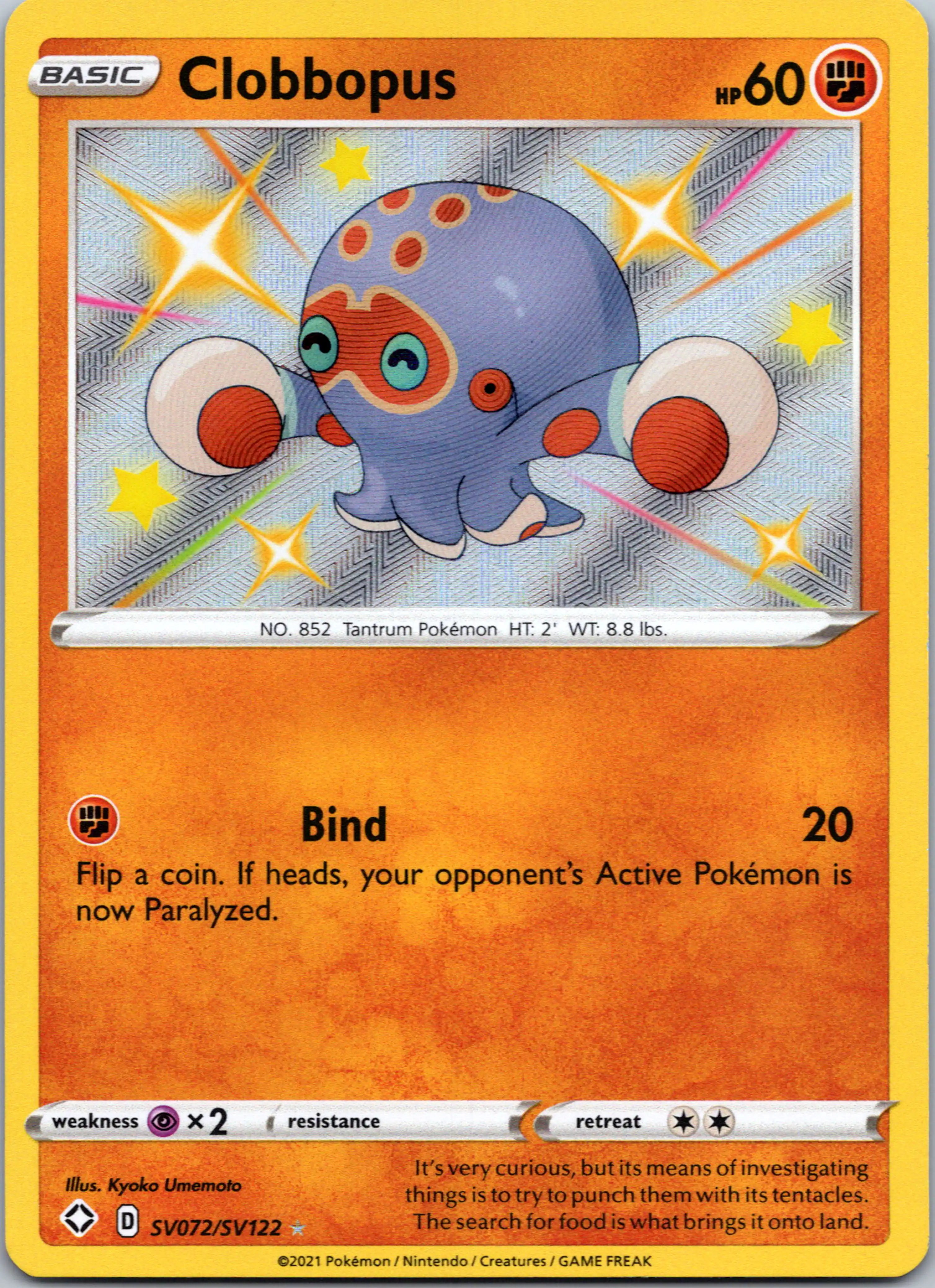 Clobbopus [SV072/SV122] [Shining Fates: Shiny Vault] Holofoil