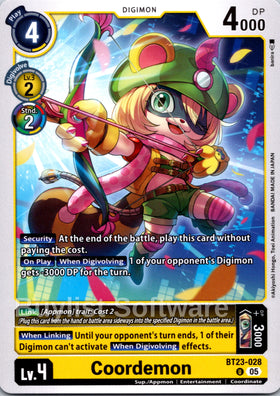 Coordemon [BT23-028 U] [Hackers' Slumber]