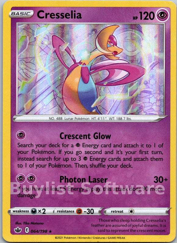 Cresselia  (064/198) [Sword & Shield: Chilling Reign]