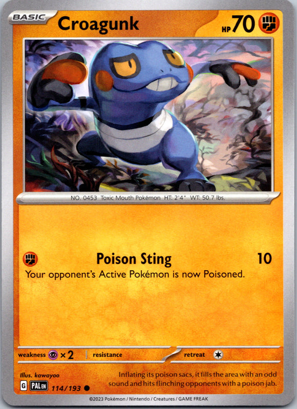 Croagunk [114/193] [Paldea Evolved]