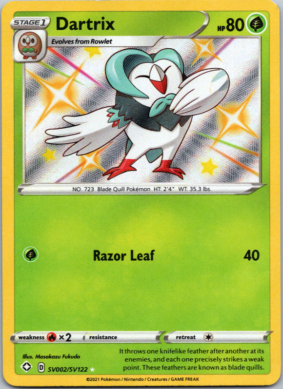 Dartrix [SV002/SV122] [Shining Fates: Shiny Vault] Holofoil