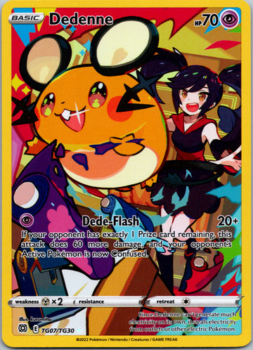 Dedenne [TG07/TG30] [Brilliant Stars Trainer Gallery] Holofoil