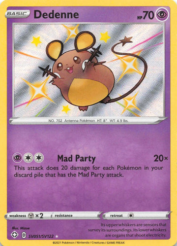 Dedenne [SV051/SV122] [Shining Fates: Shiny Vault] Holofoil