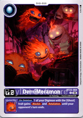 DemiMeramon [BT23-004 C] [Hackers' Slumber]