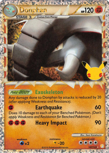 Donphan (Prime) [107/123] [Celebrations: Classic Collection] Holofoil