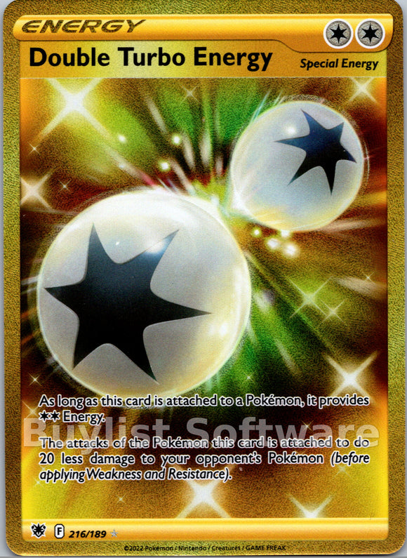 Double Turbo Energy [216/189] [Astral Radiance] Holofoil