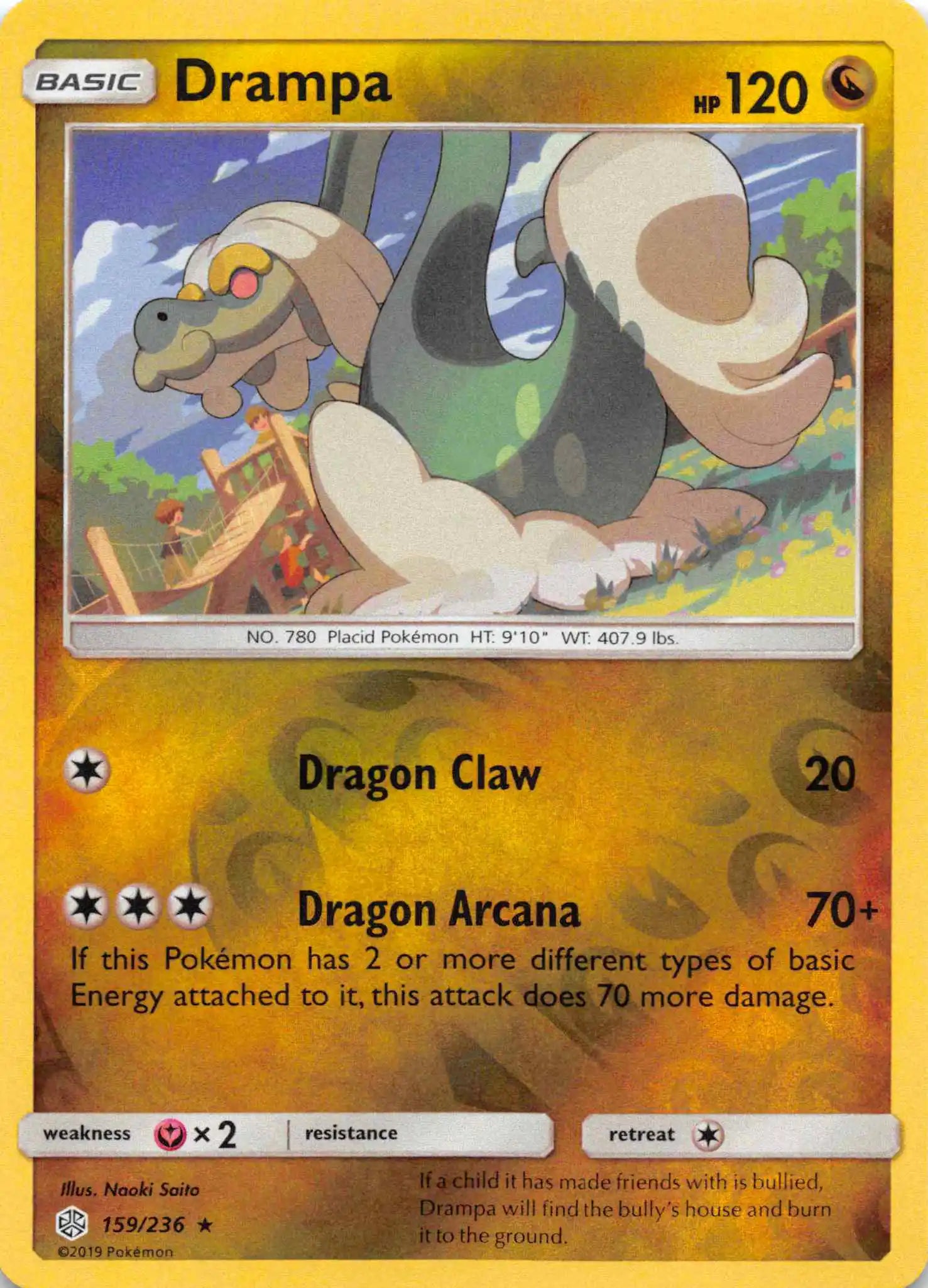 Drampa [159/236] [Cosmic Eclipse] Reverse Holofoil