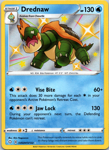 Drednaw [SV029/SV122] [Shining Fates: Shiny Vault] Holofoil