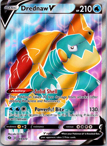 Drednaw V (Full Art) [069/073] [Champion's Path] Holofoil