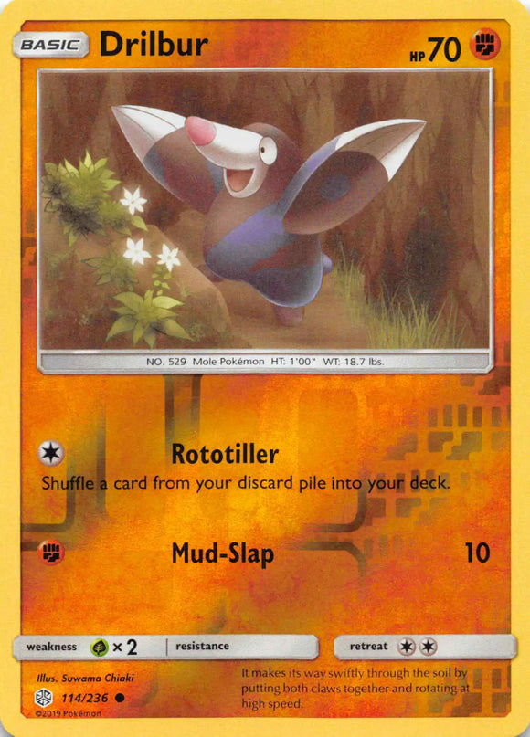 Drilbur [114/236] [Cosmic Eclipse] Reverse Holofoil