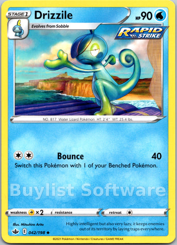 Drizzile [042/198] [Chilling Reign] Reverse Holofoil