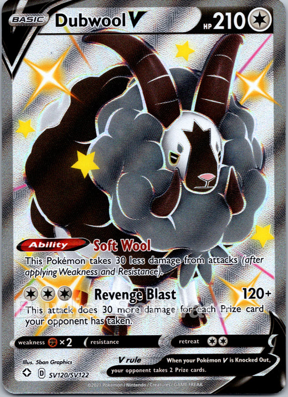 Dubwool V [SV120/SV122] [Shining Fates: Shiny Vault] Holofoil