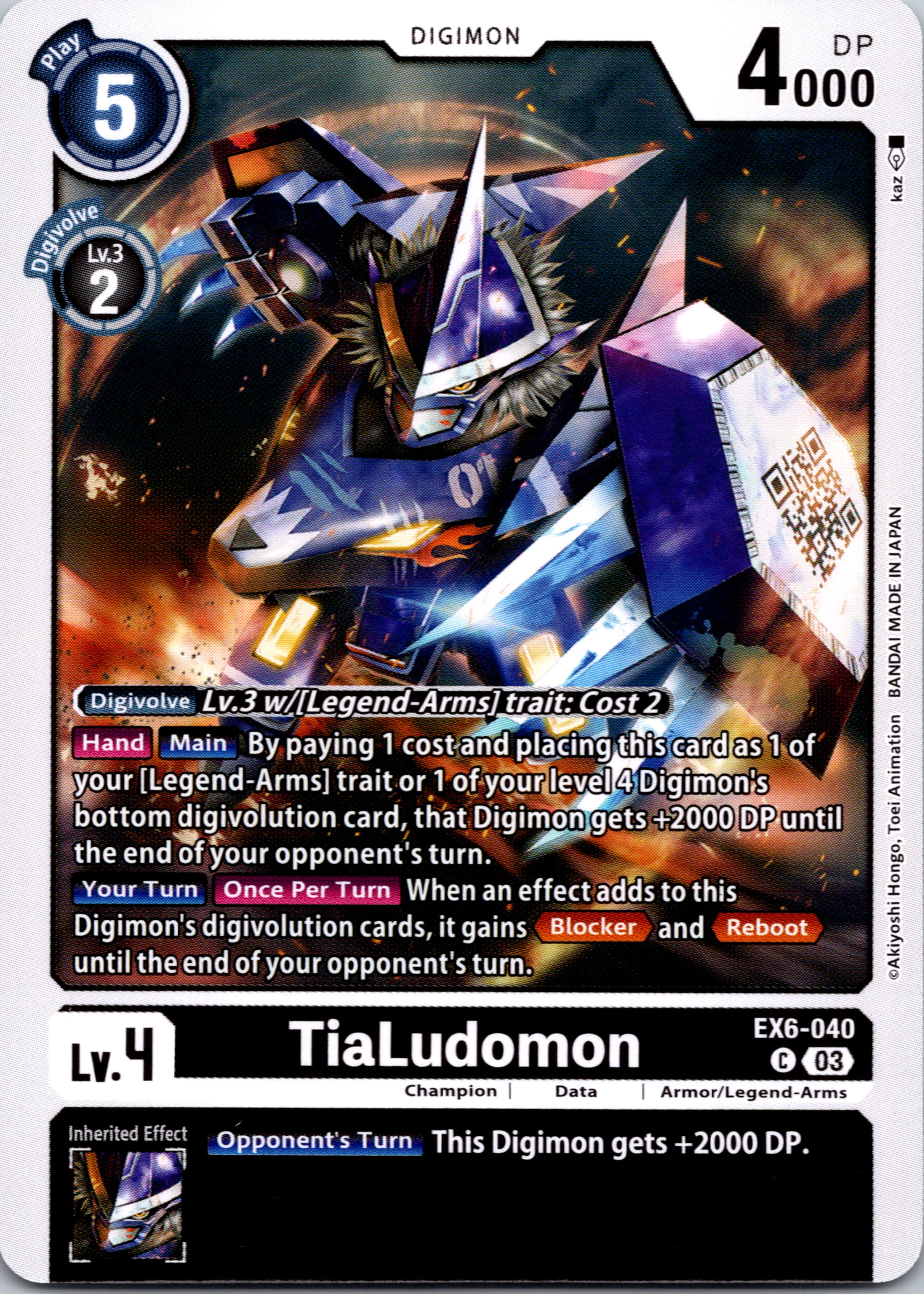 TiaLudomon [EX6-040-C] [Infernal Ascension] Normal