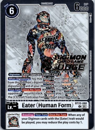 Eater (Human Form) (Judge Pack 2025 Wave 2) [BT22-080 C] [Cyber Eden] Foil