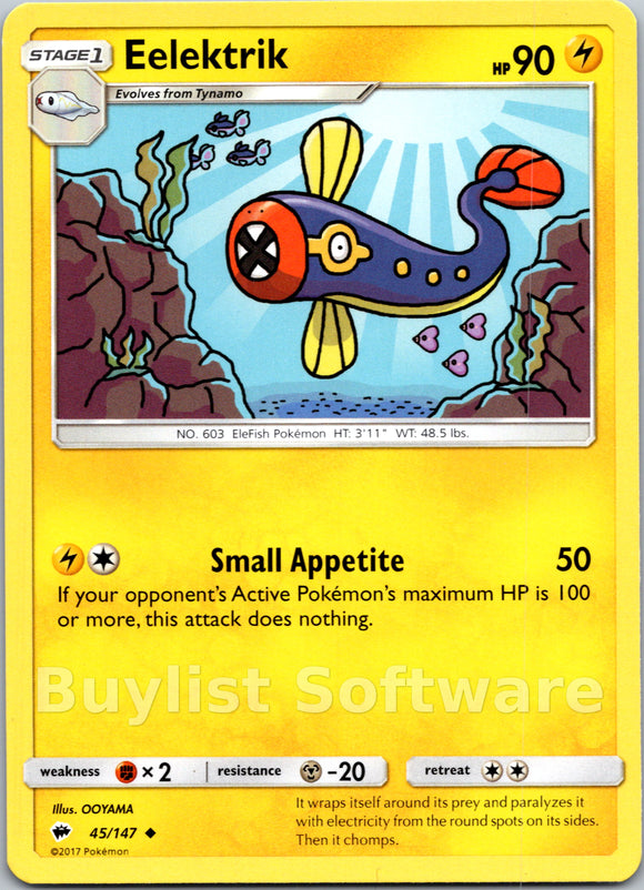 Eelektrik [45/147] [Burning Shadows] Reverse Holofoil