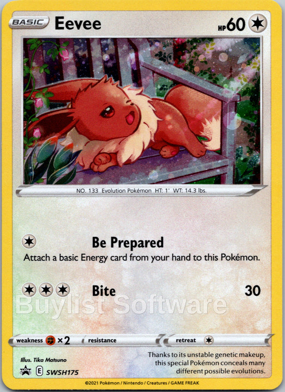 Eevee [SWSH175] [Sword & Shield Promo Cards] Holofoil