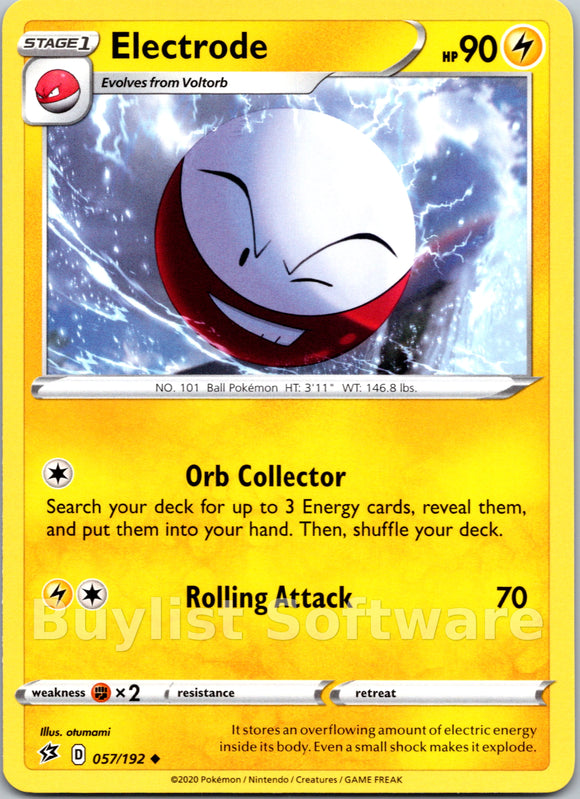 Electrode [057/192] [Rebel Clash] Reverse Holofoil