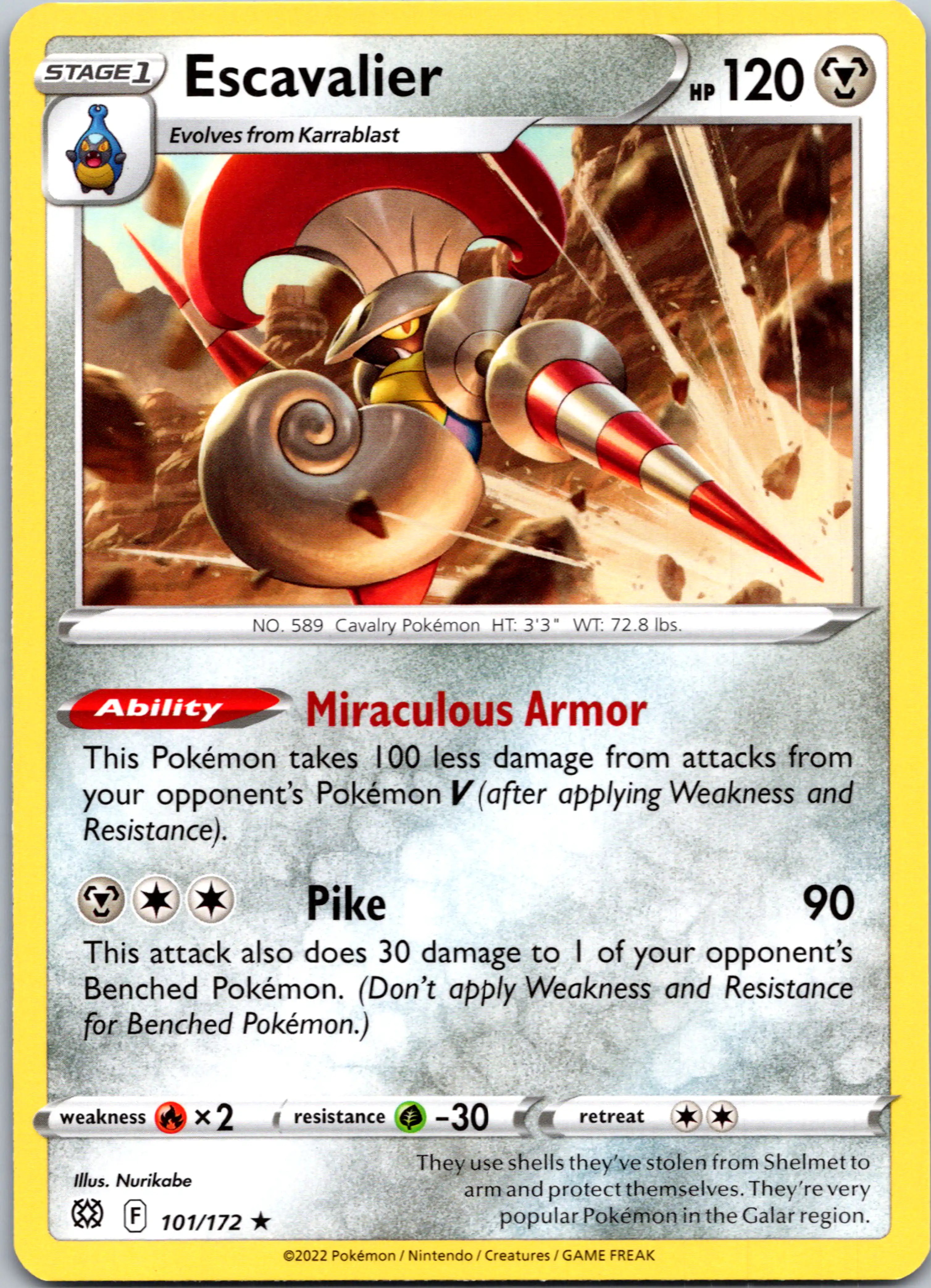 Escavalier [101/172] [Brilliant Stars]