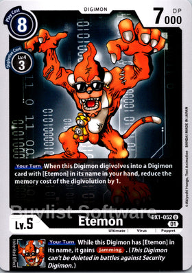 Etemon [EX1-052] [Classic Collection] Normal