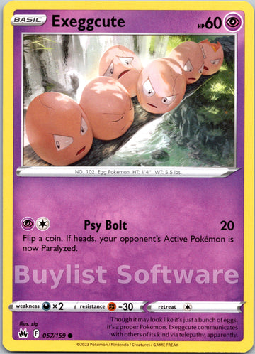 Exeggcute (057/159) [Sword & Shield: Crown Zenith]