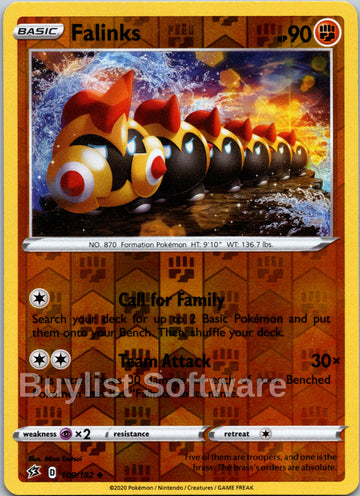 Falinks [109/192] [Rebel Clash] Reverse Holofoil