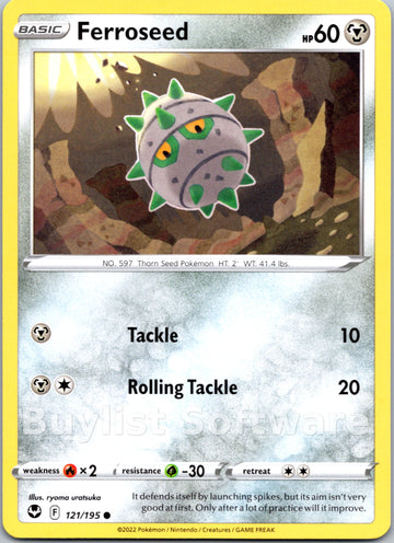 Ferroseed (121/195) [Sword & Shield: Silver Tempest]