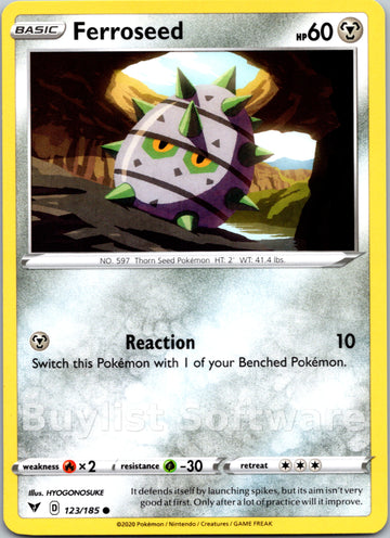 Ferroseed [123/185] [SWSH04: Vivid Voltage]