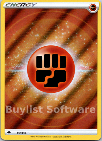 Fighting Energy (157/159) (Texture Full Art) [Sword & Shield: Crown Zenith]