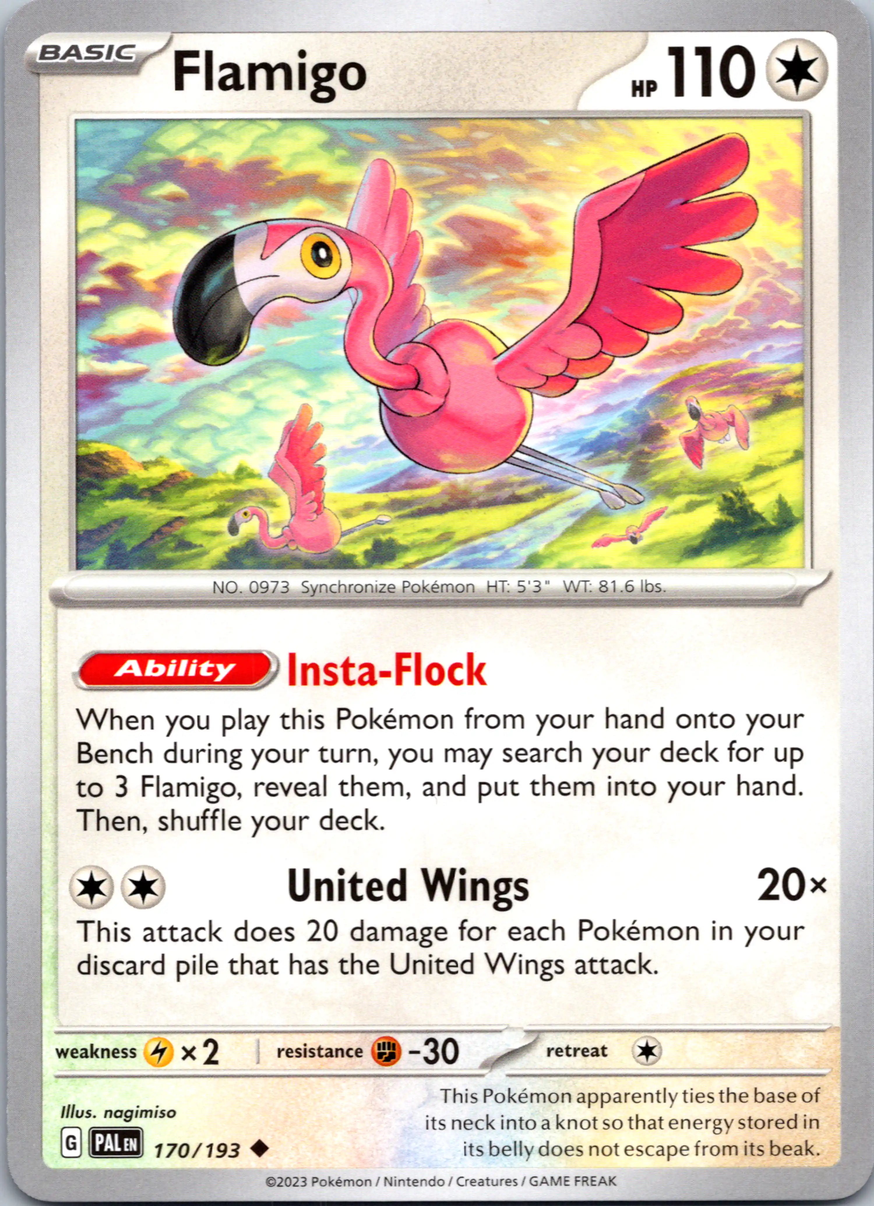 Flamigo [170/193] [Paldea Evolved]