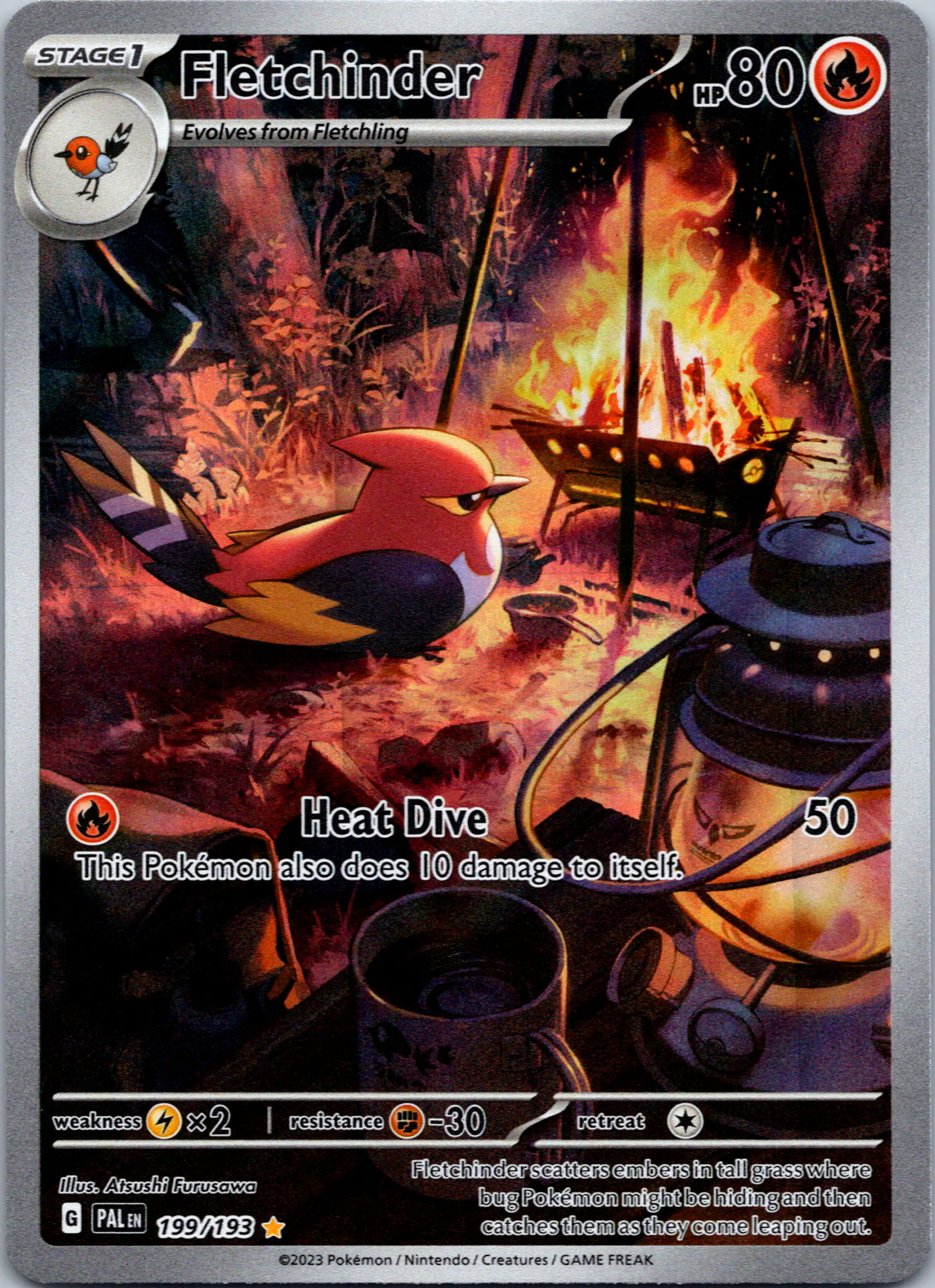 Fletchinder - 199/193 [199/193] [Paldea Evolved] Holofoil