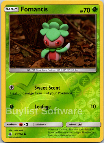 Fomantis [15/236] [Unified Minds] Reverse Holofoil