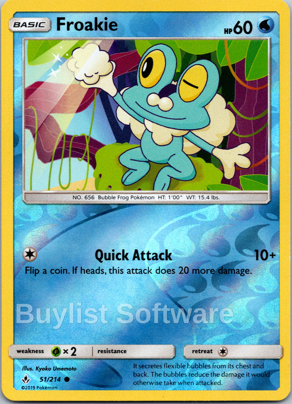 Froakie [51/214] [Unbroken Bonds] Reverse Holofoil