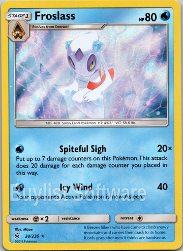 Froslass [38/236] [Unified Minds] Holofoil