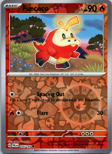 Fuecoco - 035/193 [035/193] [Paldea Evolved] Reverse Holofoil