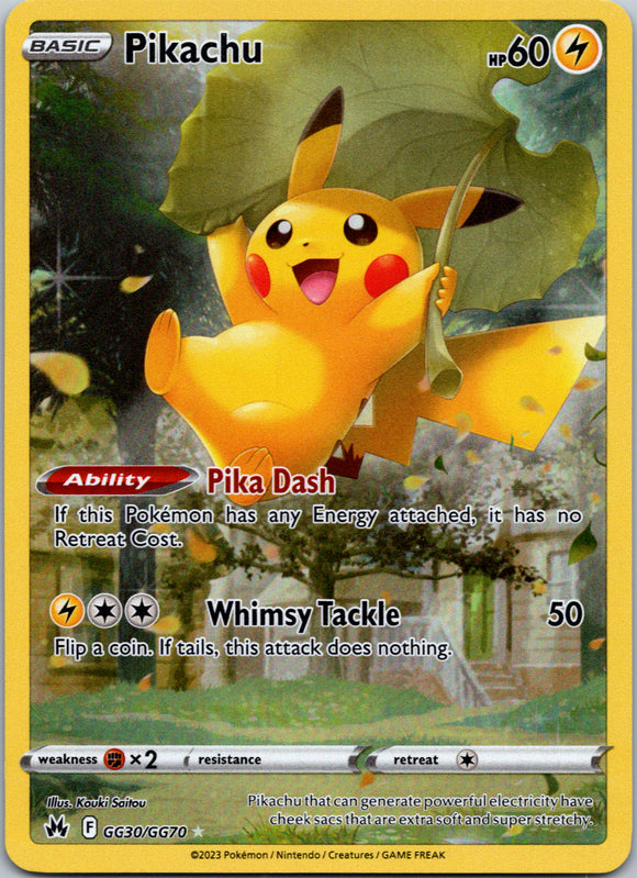 Pikachu (GG30/GG70) [Sword & Shield: Crown Zenith]