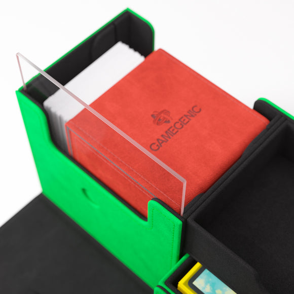 The Academic 133+ XL Convertible Green/Black Deck Box (133ct)