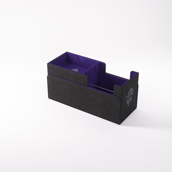 The Academic 133+ XL Convertible Black/Purple Deck Box (133ct)