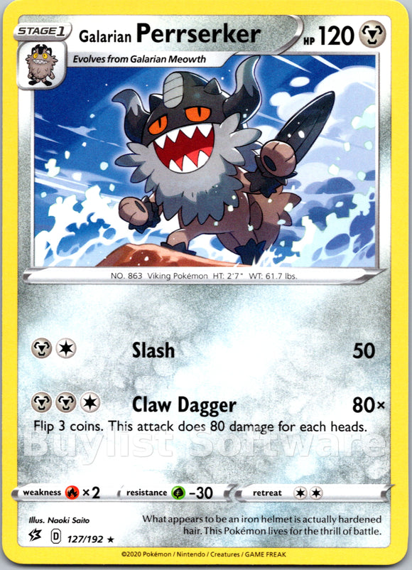 Galarian Perrserker (127/192) [Sword & Shield: Rebel Clash]