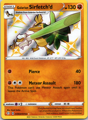 Galarian Sirfetch'd [SV064/SV122] [Shining Fates: Shiny Vault] Holofoil