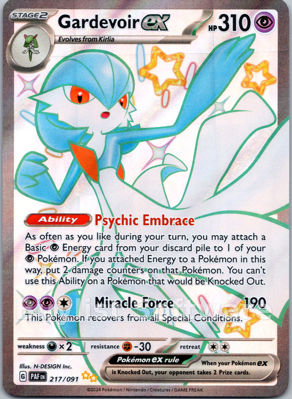Gardevoir ex [217/091] - (Paldean Fates) Holofoil